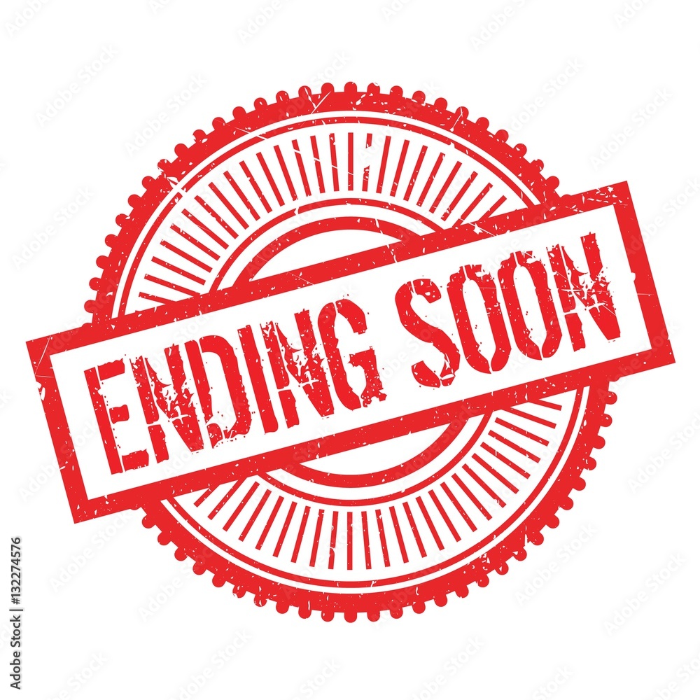 Ending soon stamp Ending soon stamp