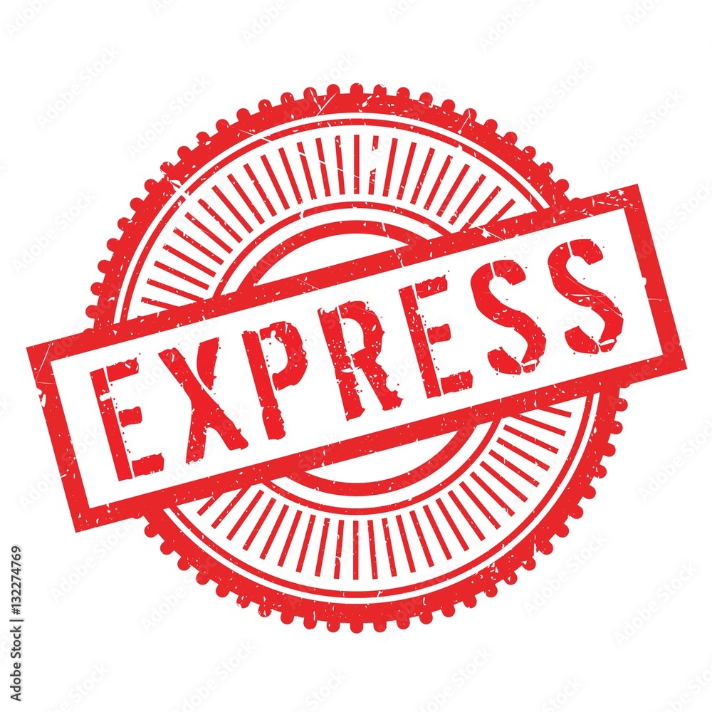 Express stamp rubber grunge Express stamp rubber grunge