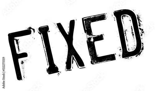 Fixed stamp rubber grunge