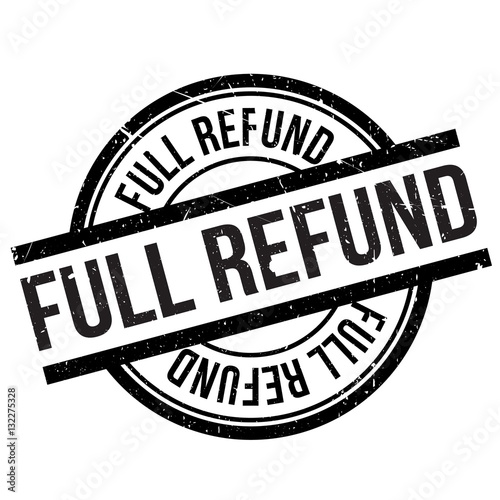 Full refund stamp