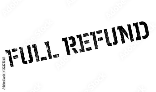Full refund stamp