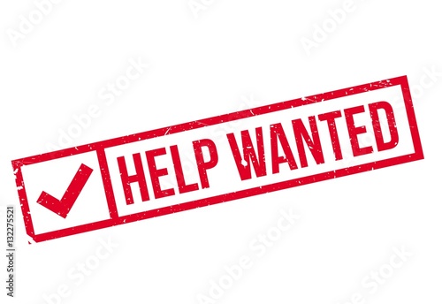Help wanted stamp