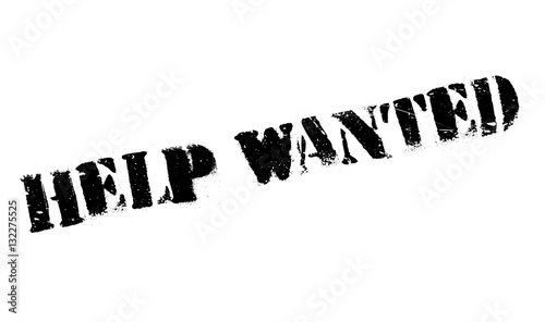 Help wanted stamp