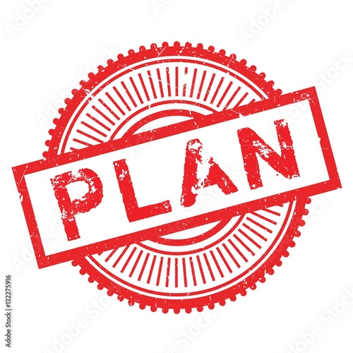 Plan stamp rubber grunge