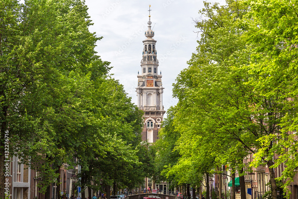 Naklejka premium Canal in Amsterdam