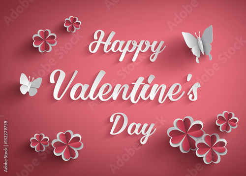 Concept of happy valentine day