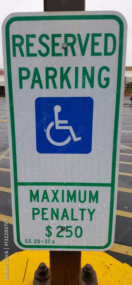 Fototapeta premium Handicap sign