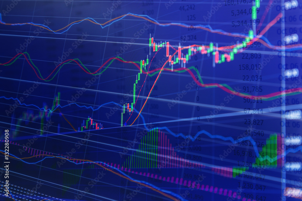 Candle stick graph chart of stock market investment tradin busin Candle stick graph chart of stock market investment tradin busin
