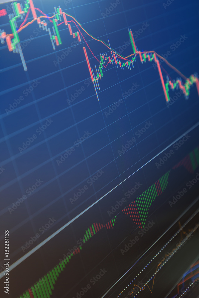 Candle stick graph chart of stock market investment tradin busin Candle stick graph chart of stock market investment tradin busin