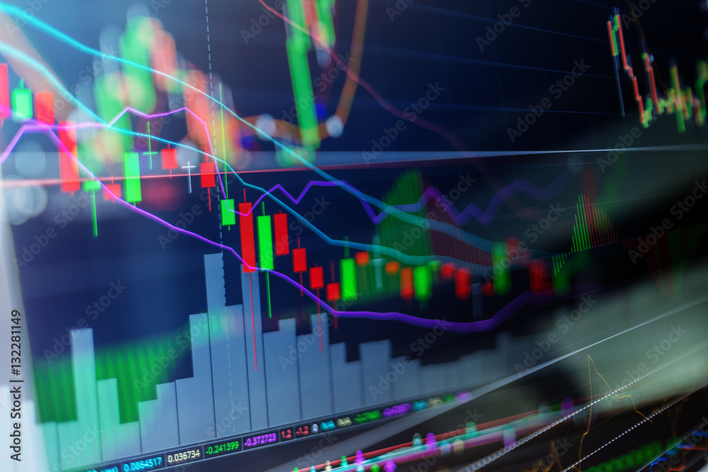 Candle stick graph chart of stock market investment tradin busin Candle stick graph chart of stock market investment tradin busin