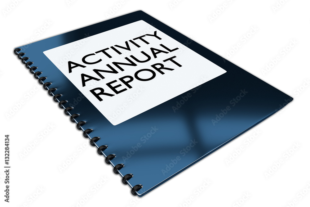 Activity Annual Report concept Activity Annual Report concept