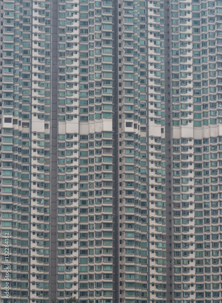 Naklejka premium glass curtain wall and window in a modern building