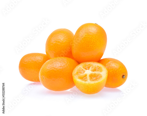 kumquat,cumquat fruit isolated on white background