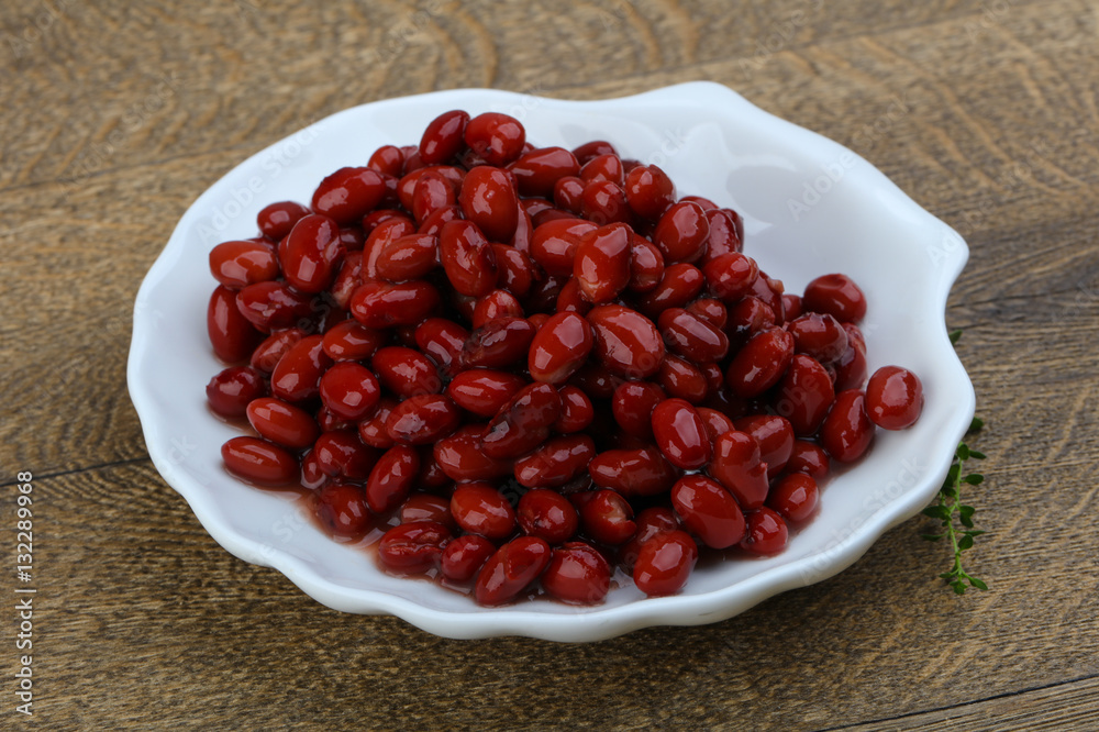 Red canned kidney beans Red canned kidney beans