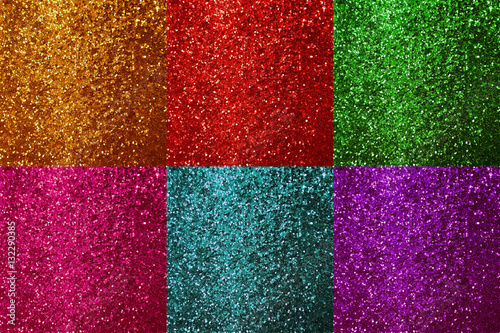 colorful shiny glitter back...