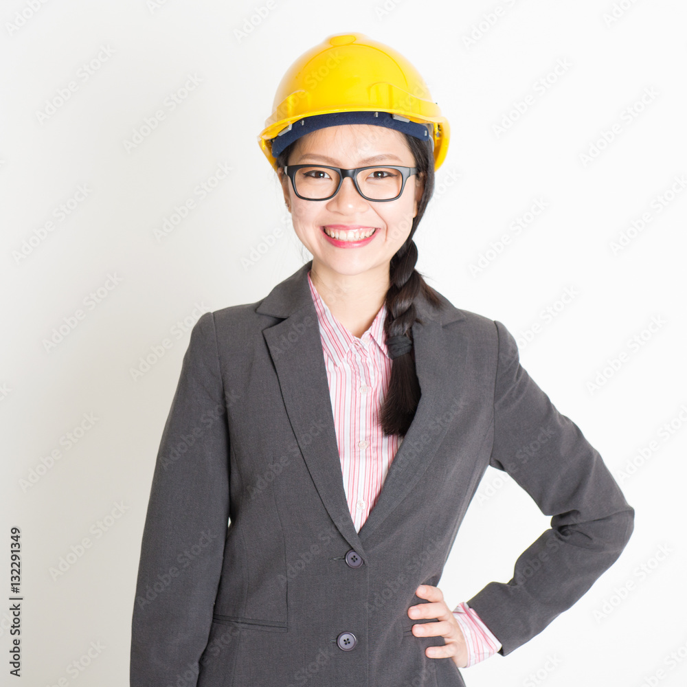 Portrait of female engineer Portrait of female engineer
