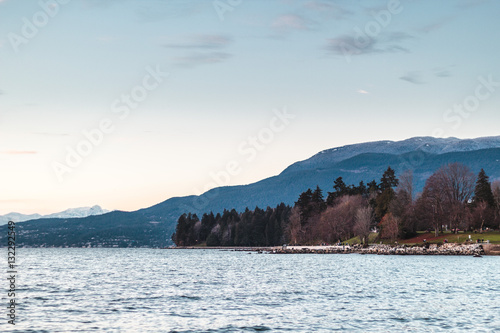 Stanley Park near English Bay in Vancouver BC, Canada