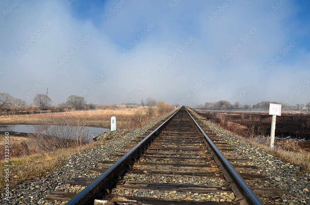Fototapeta premium railway track