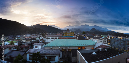 Panorama of Nikko city