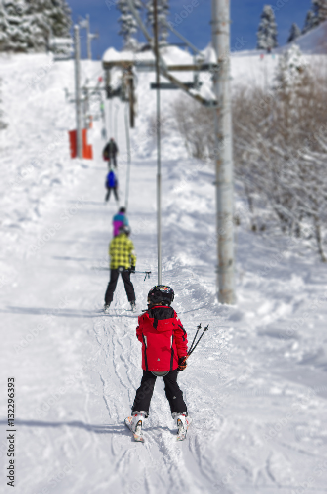 ski de piste - téléski