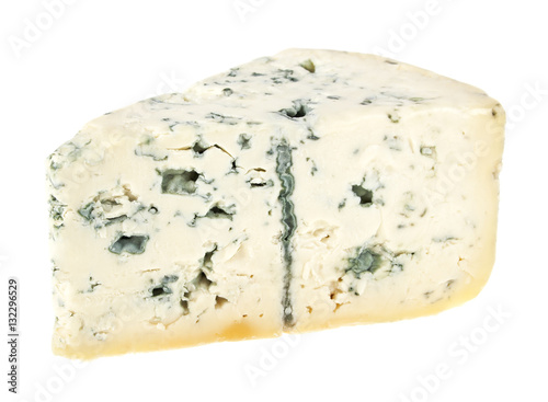 Blue cheese isolated on a white background photo