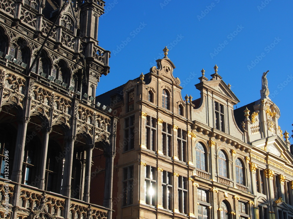 Brüssel: Fassaden am Grand Place