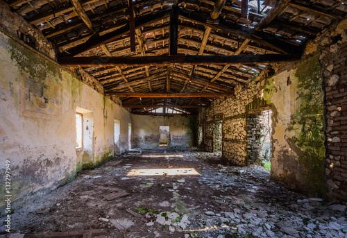 Old concentration camp Le Fraschette, Alatri, Ciociaria, Italy