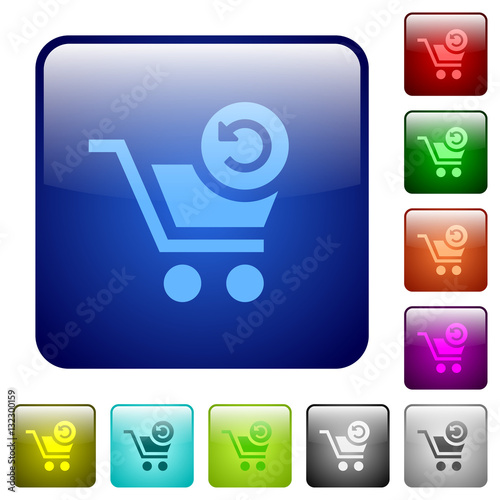 Undo last cart operation color square buttons