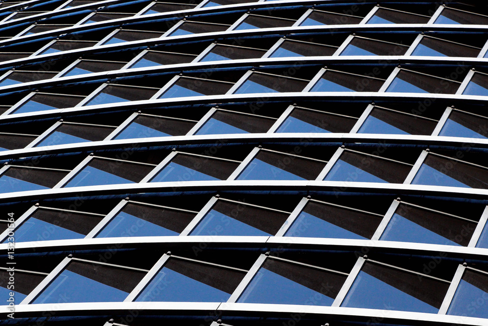 Glass windows of a skyscraper Glass windows of a skyscraper
