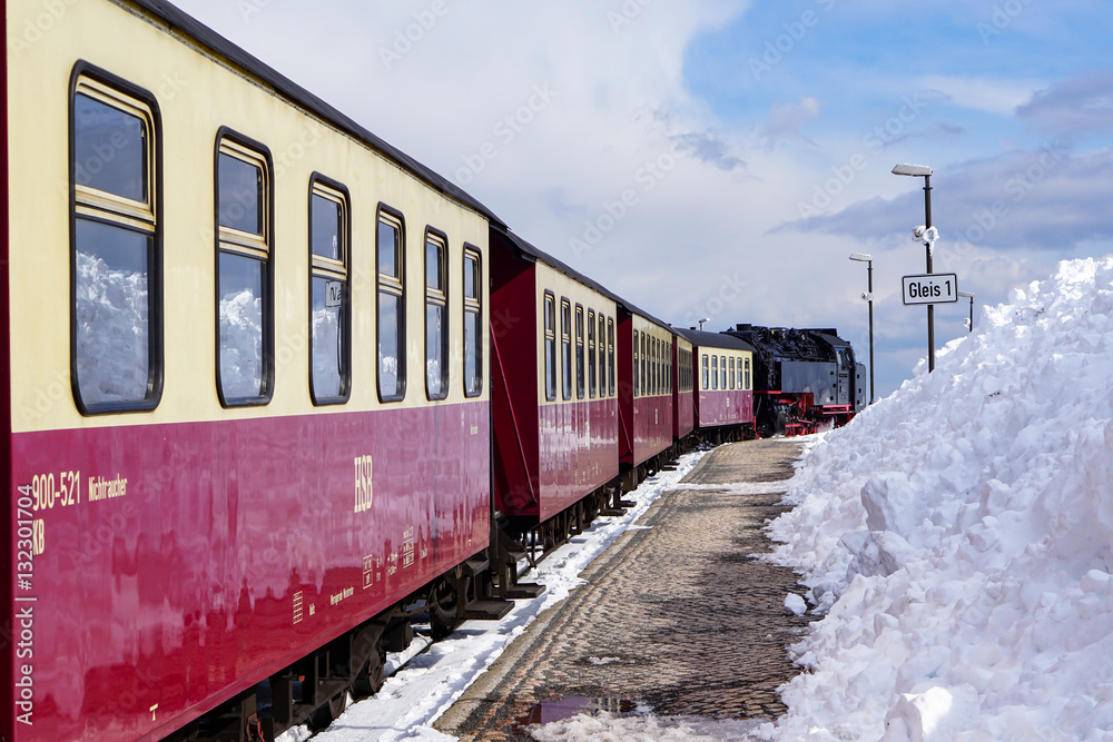 Fototapeta premium Brockenbahn - Harzer Schmalspurbahnen