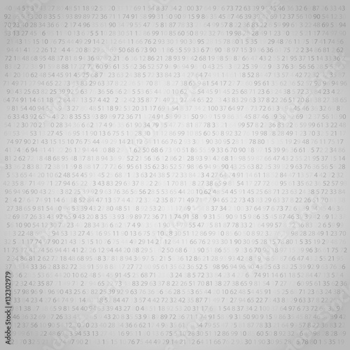 Random numbers abstract Background. Binary Computer Code. Coding Background Hacker concept. background for banner computer, programming and IT workshop. Vector Illustration.
