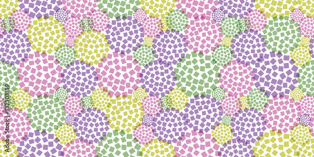 Random geometric background. Seamless pattern.Vector. ランダム幾何学パターン Random geometric background. Seamless pattern.Vector. ランダム幾何学パターン