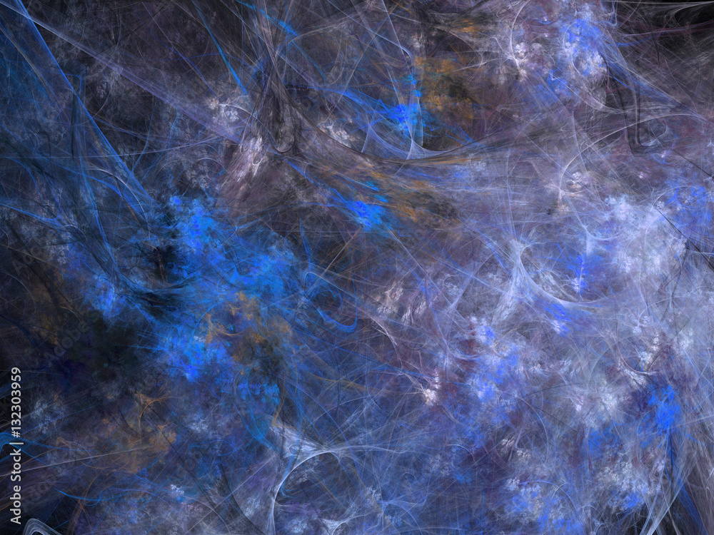 Obraz premium Abstract shapes made of fractal textures.