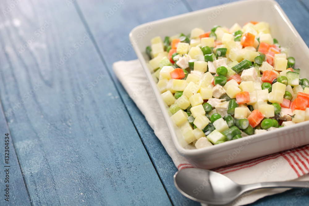 macedonia salad, macedoine de legumes, mixed vegetable salad, french