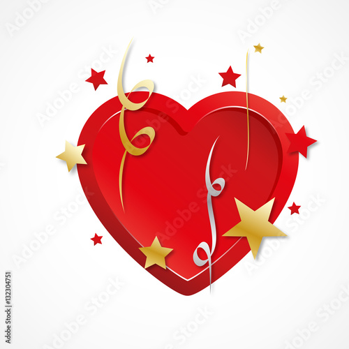 coeur rouge