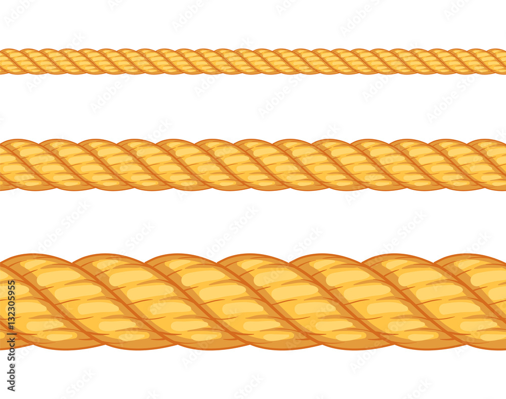 Seamless rope. Vector illustration vector de Stock | Adobe Stock