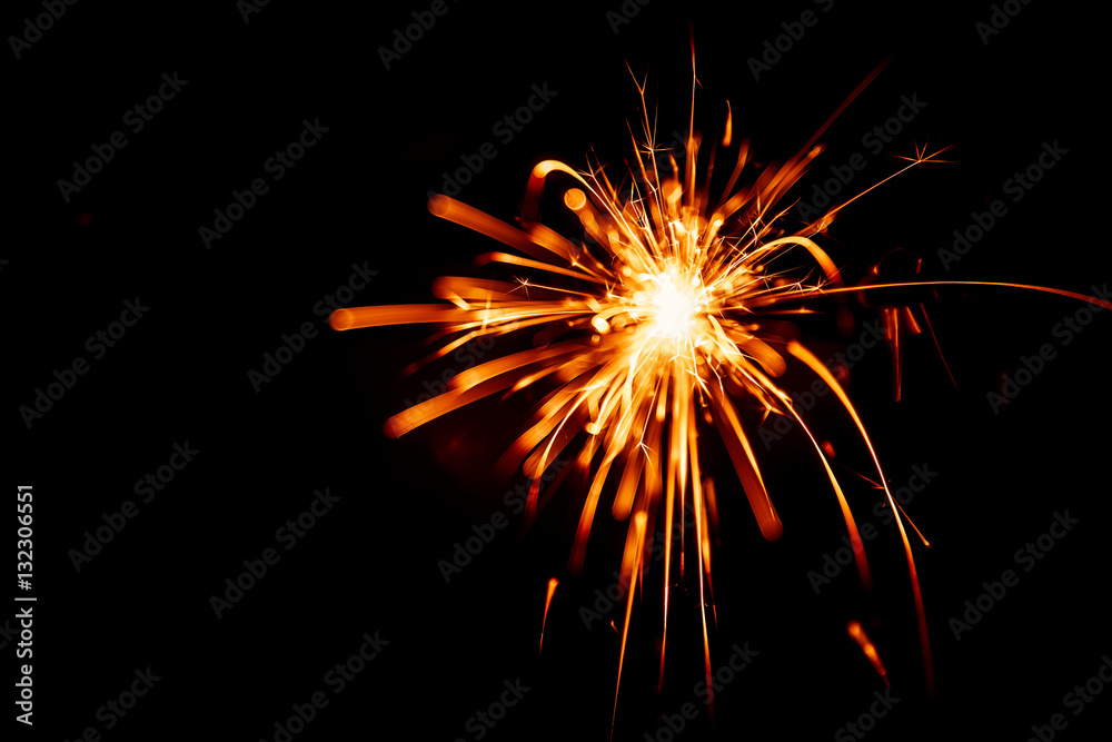 Fototapeta premium Blurry, abstract style decorative sparkles.
