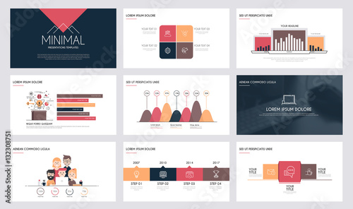 Infographics slide template 4