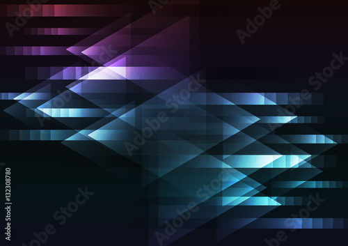 dark multicolor abstract overlap background, motion technology geomatric layer, vector illustrator, two direction arrow communication internet