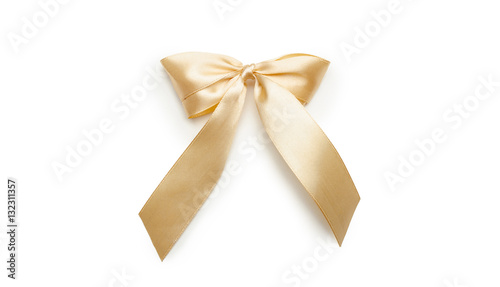 ribbon bow isolated on white