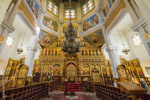 Interior, Ascension Cathedral (Zenkov Cathedral), Panfilov Park, Almaty, Kazakhstan photo