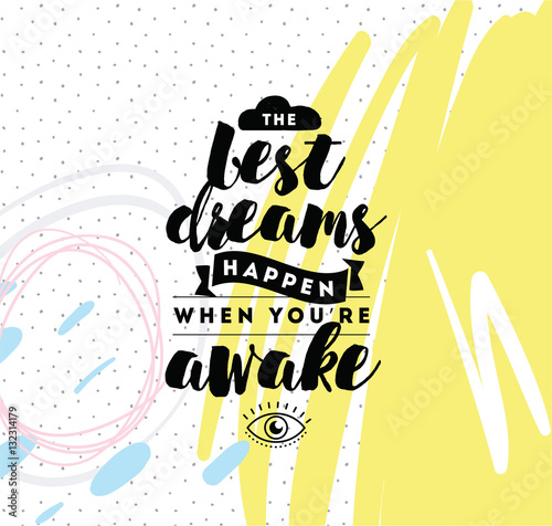 Typography for poster, invitation, greeting card or t-shirt.