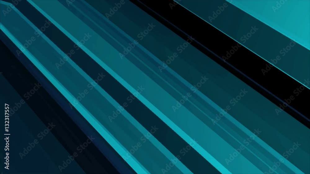 Abstract transparent stripes. Technology background. 3D rendered