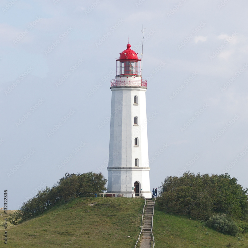 Insel Hiddensee Dornbusch Leuchtturm