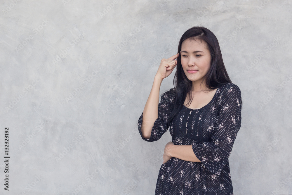 asian woman thinking asian woman thinking