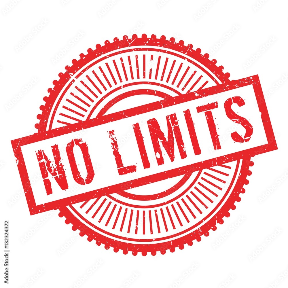 No limits stamp No limits stamp
