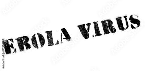 Ebola Virus rubber stamp. Grunge design with dust scratches. Effects can be easily removed for a clean, crisp look. Color is easily changed.