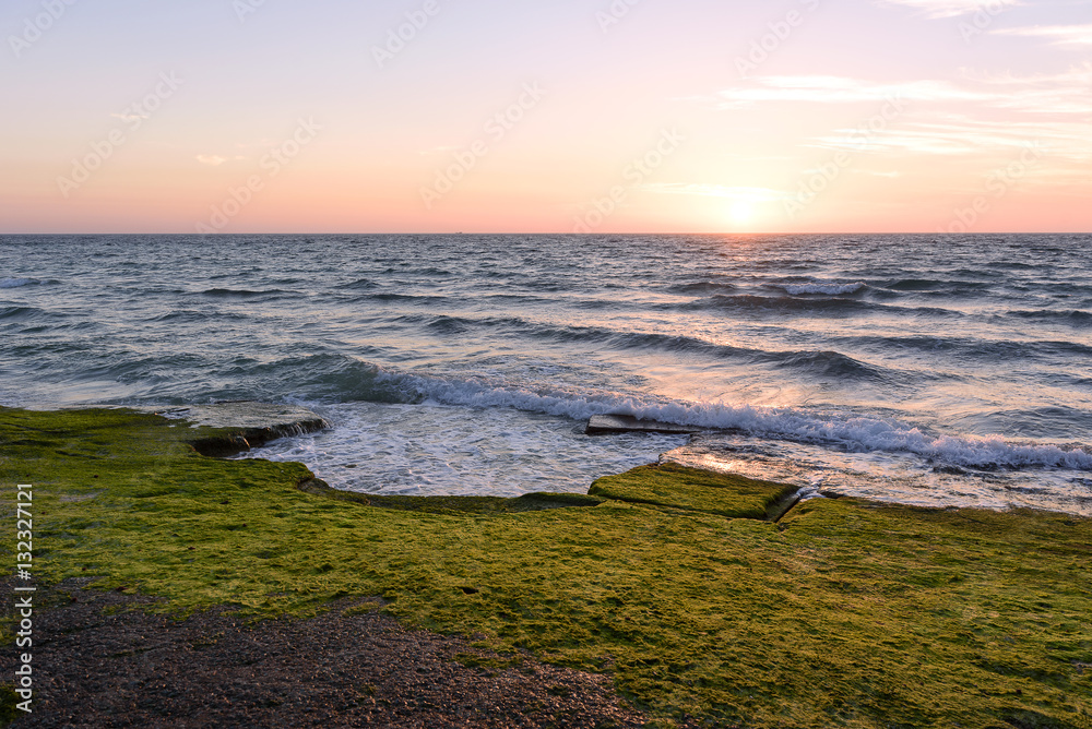 Naklejka premium Sunset in Kish Island