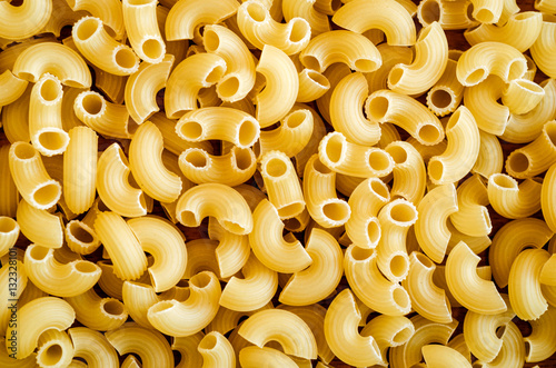 Macaroni durum close-up. Background