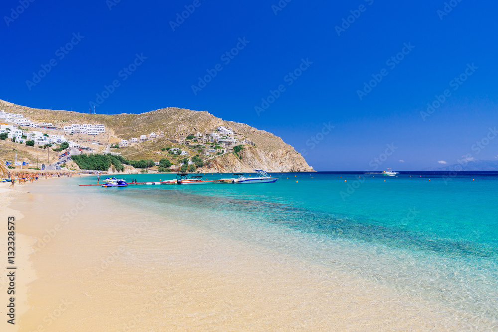 Beach on Mykonos, Greece